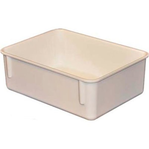 Mfg Tray Molded Fiberglass Toteline Nesting Tote 920108 - 11-3/4"L x 8-3/4"W x 4-1/8"H, White 9201085269